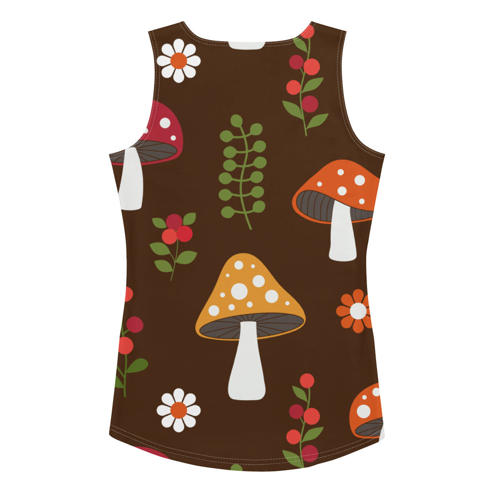 Lordela Mushroom Sublimation Cut & Sew Tank Top