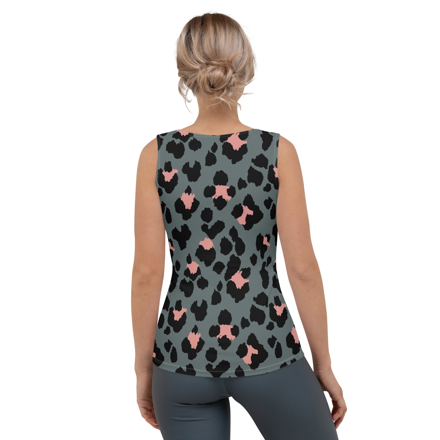 Lordela Leopard Print Sublimation Cut & Sew Tank Top