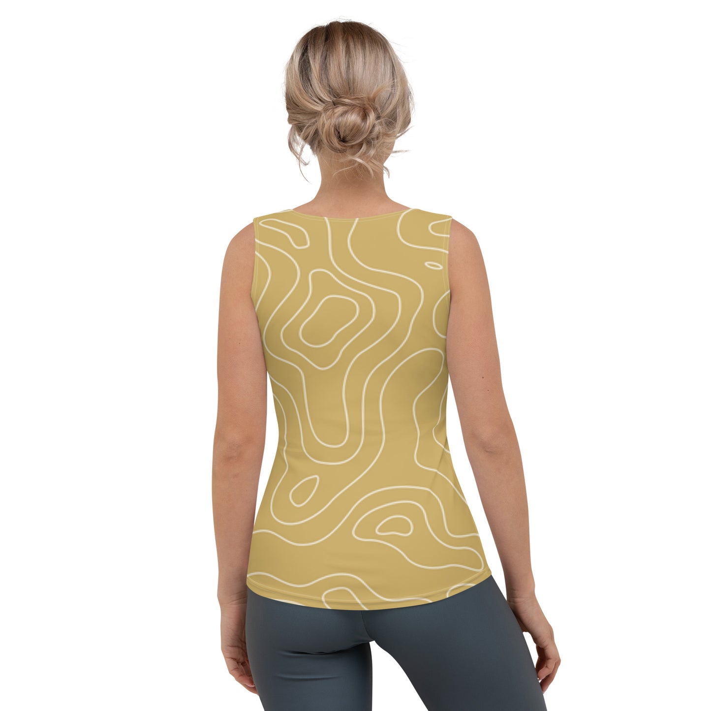 Lordela Golden Puddle Sublimation Cut & Sew Tank Top