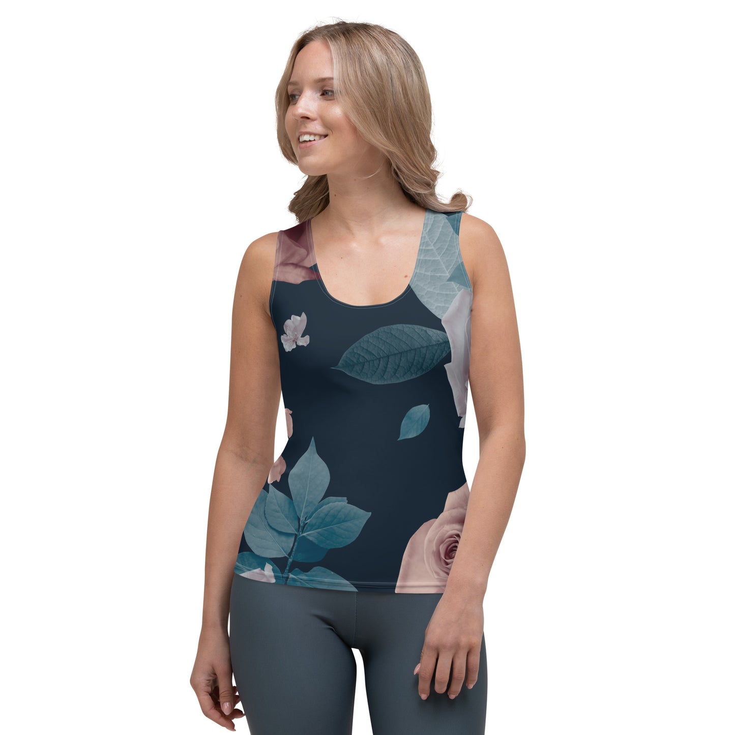 Lordela Flowers Sublimation Cut & Sew Tank Top