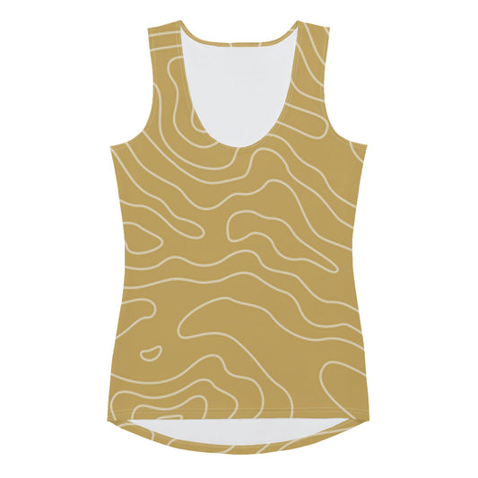 Lordela Golden Puddle Sublimation Cut & Sew Tank Top