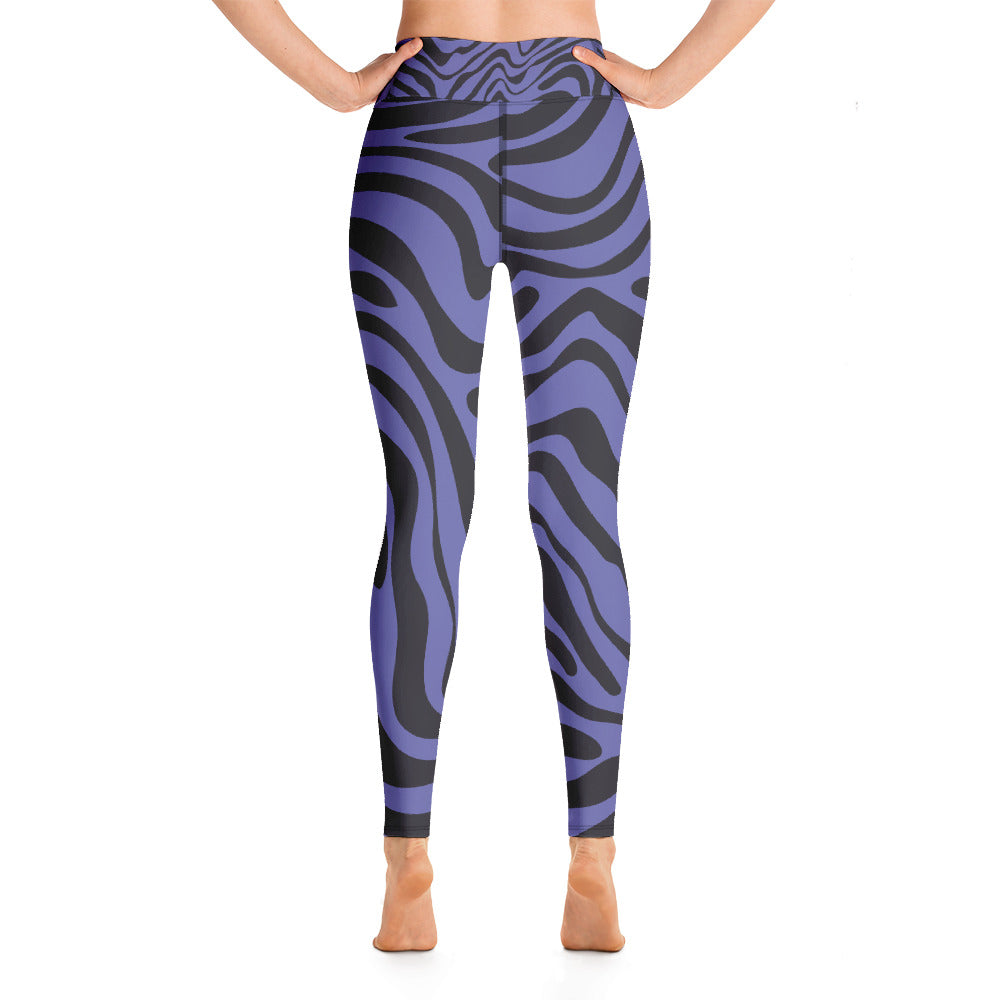 Lordela Purple Zebra Leggings