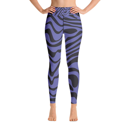 Lordela Purple Zebra Leggings