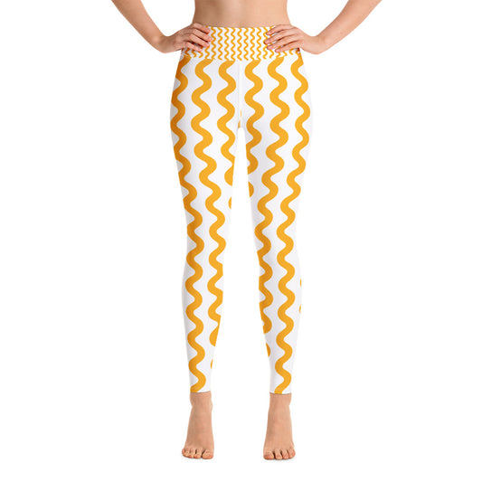 Lordela Yellow Wave Leggings