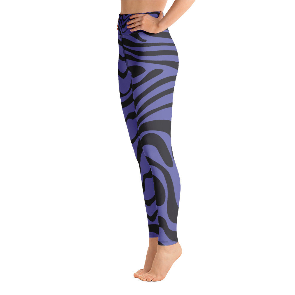 Lordela Purple Zebra Leggings