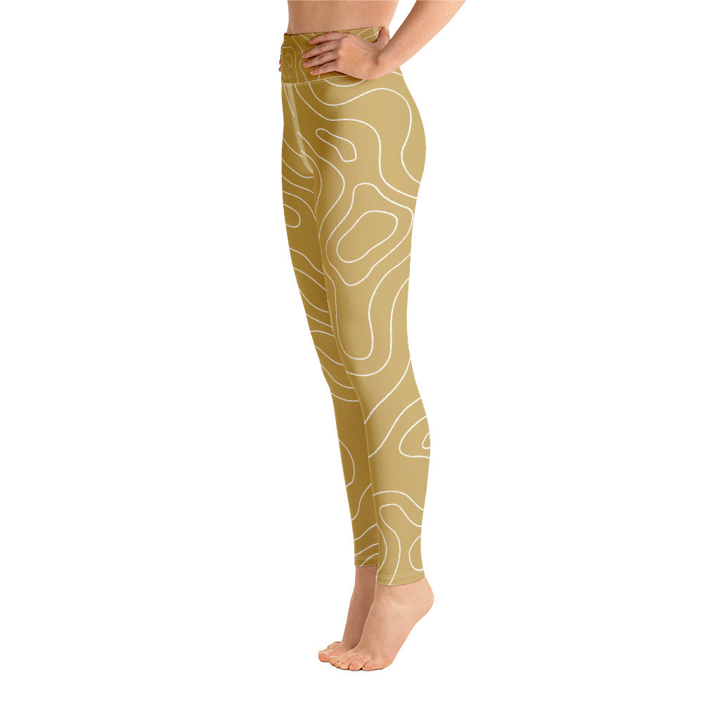 Lordela Gold Puddle Leggings