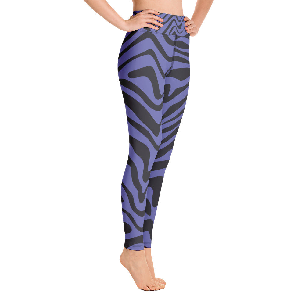 Lordela Purple Zebra Leggings