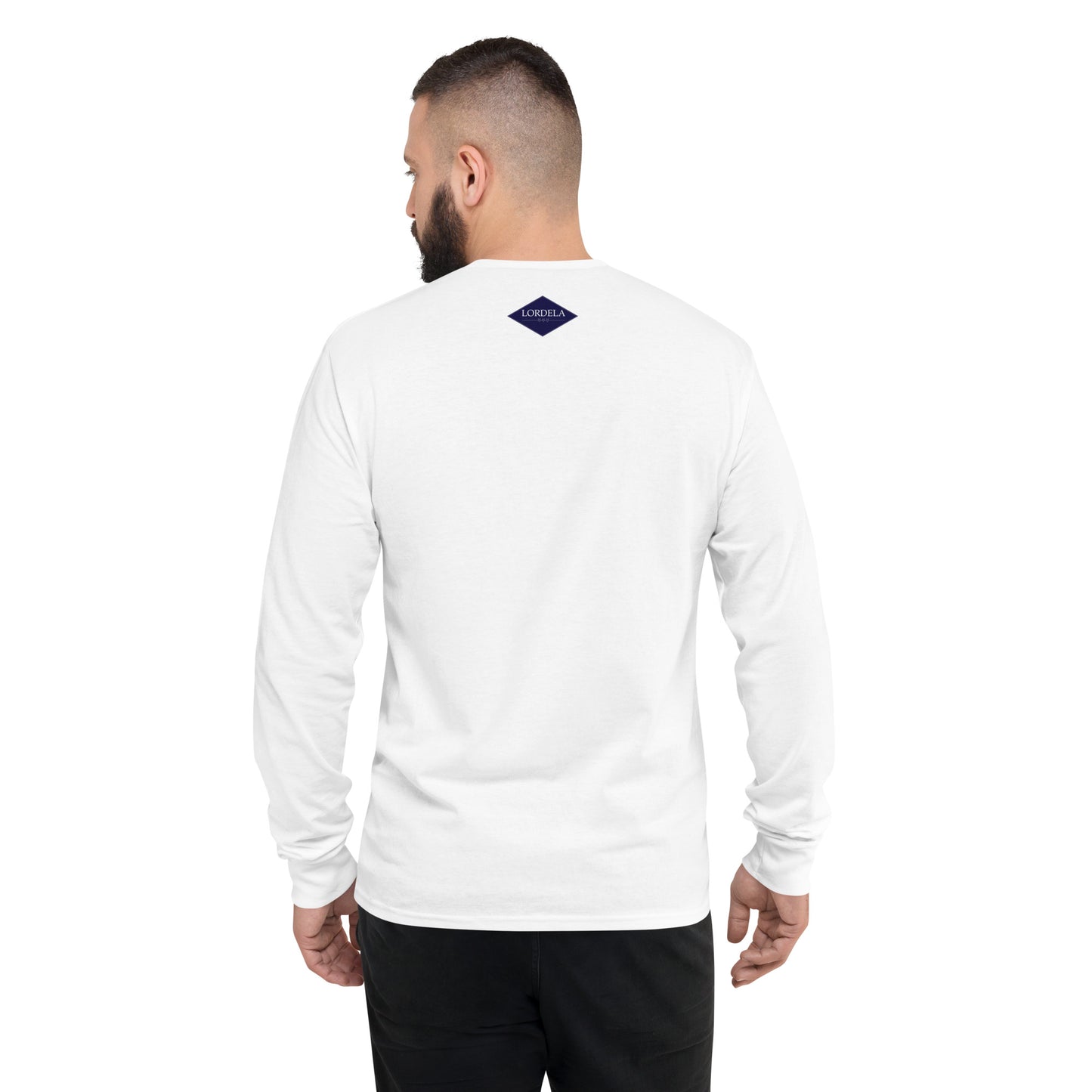 Lordela X Champion White Long Sleeve Tee