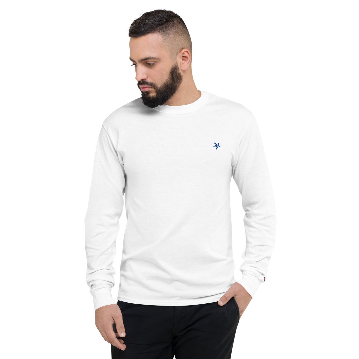 Lordela X Champion White Long Sleeve Tee