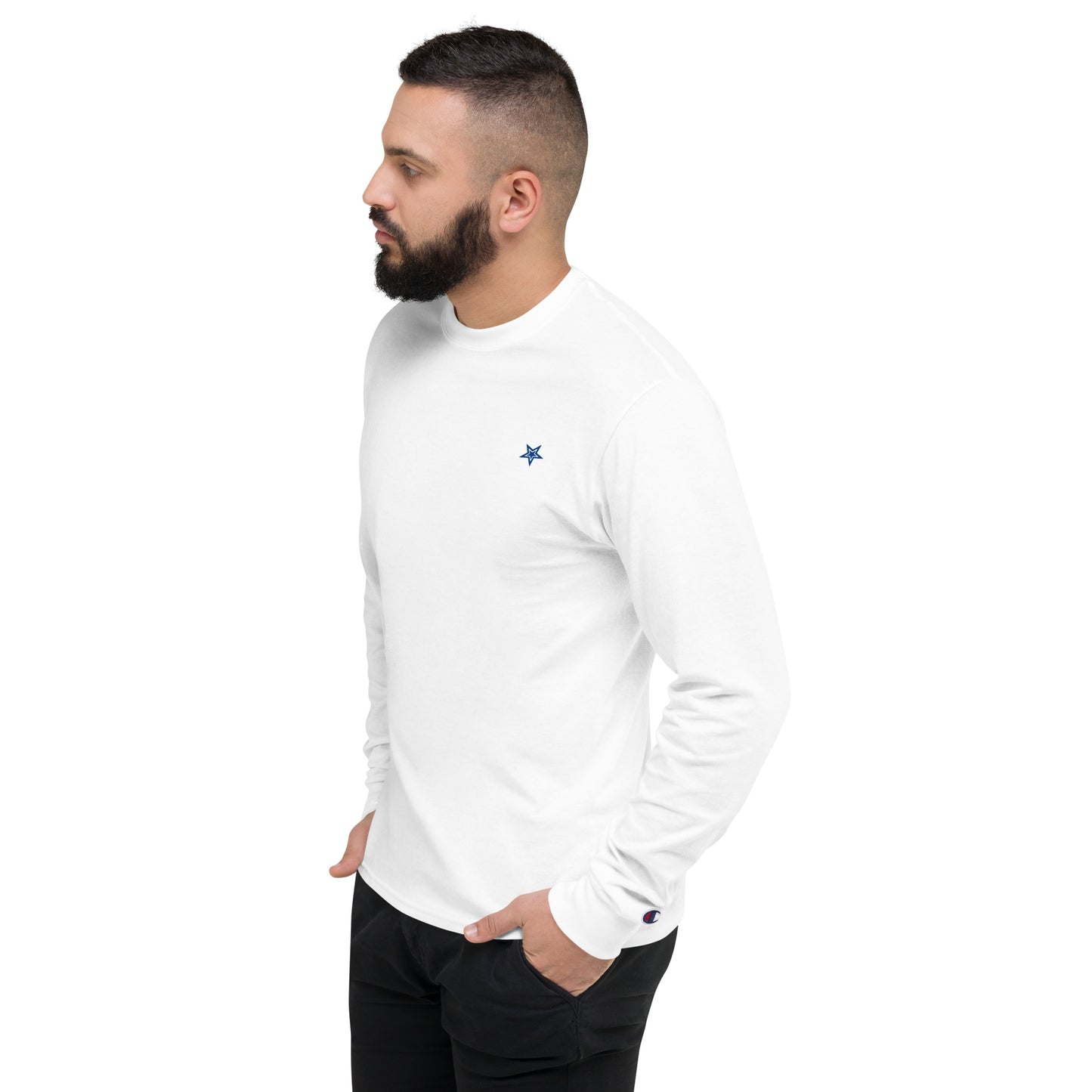 Lordela X Champion White Long Sleeve Tee