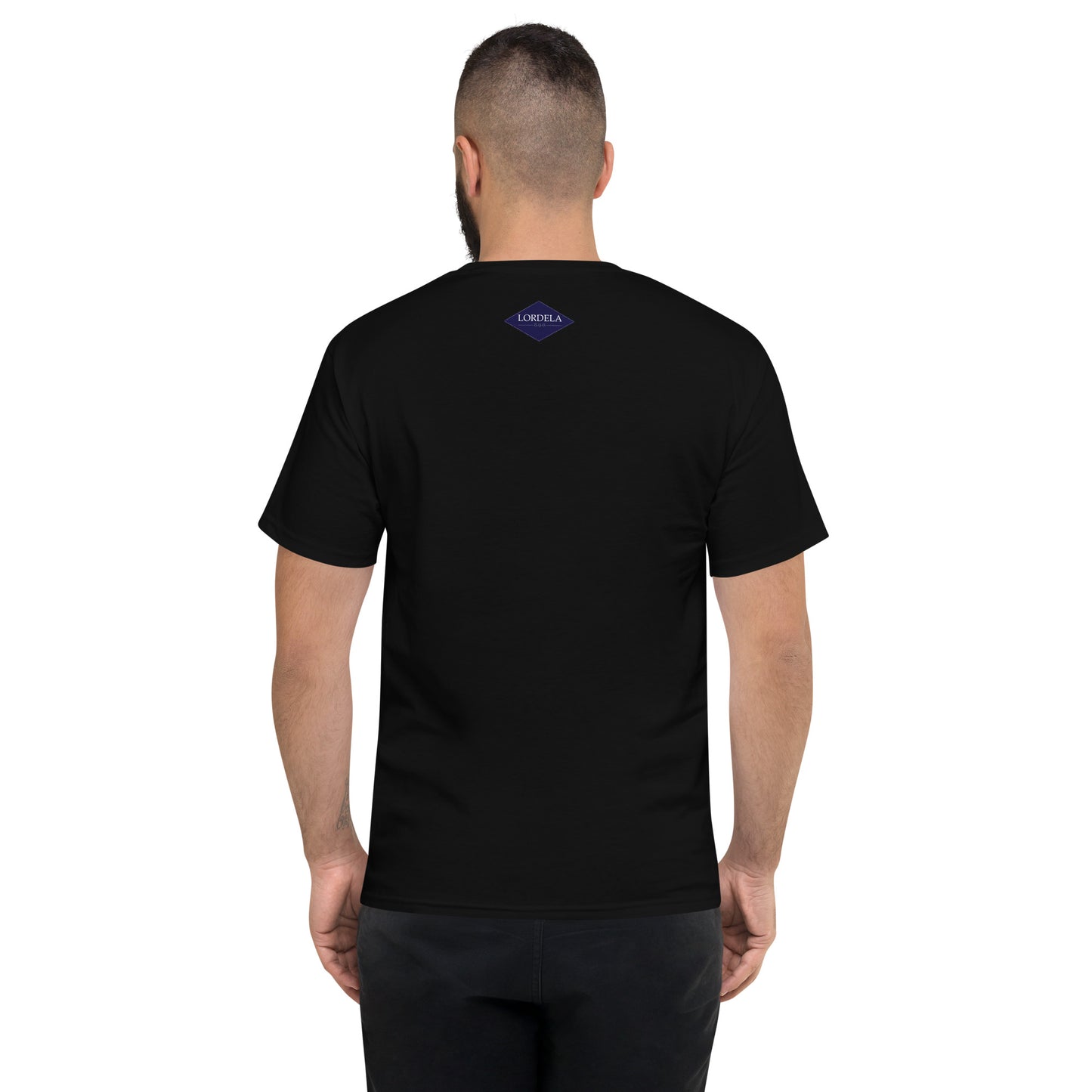 Lordela X Champion Black T-Shirt