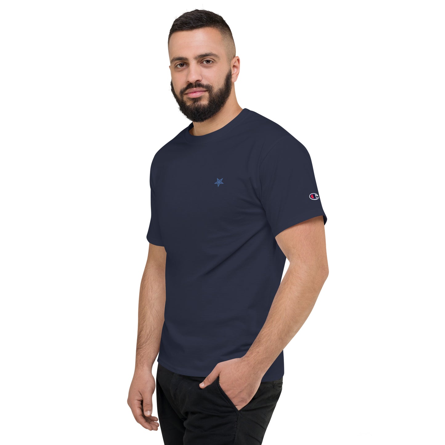 Lordela X Champion Navy Blue T-Shirt