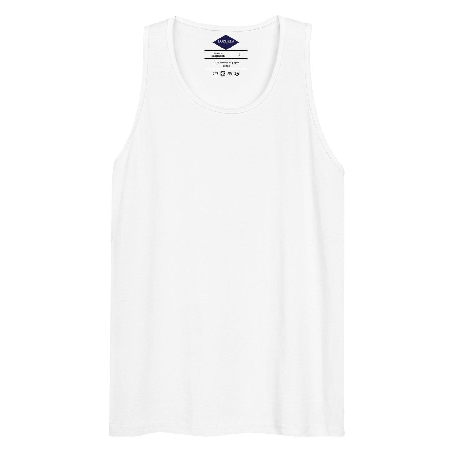 Lordela White Men’s Premium Tank Top