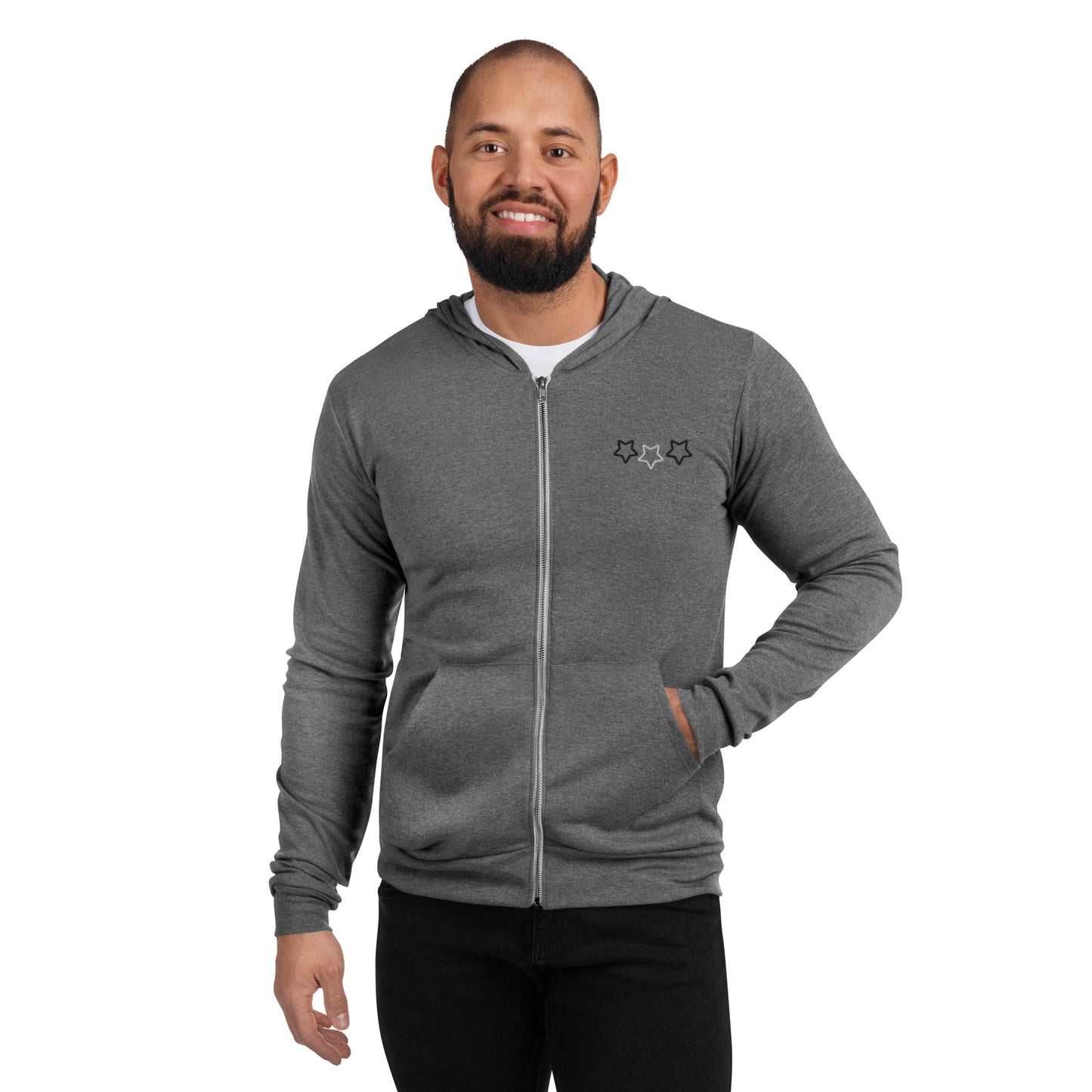 Lordela Three Stars Zip Hoodie