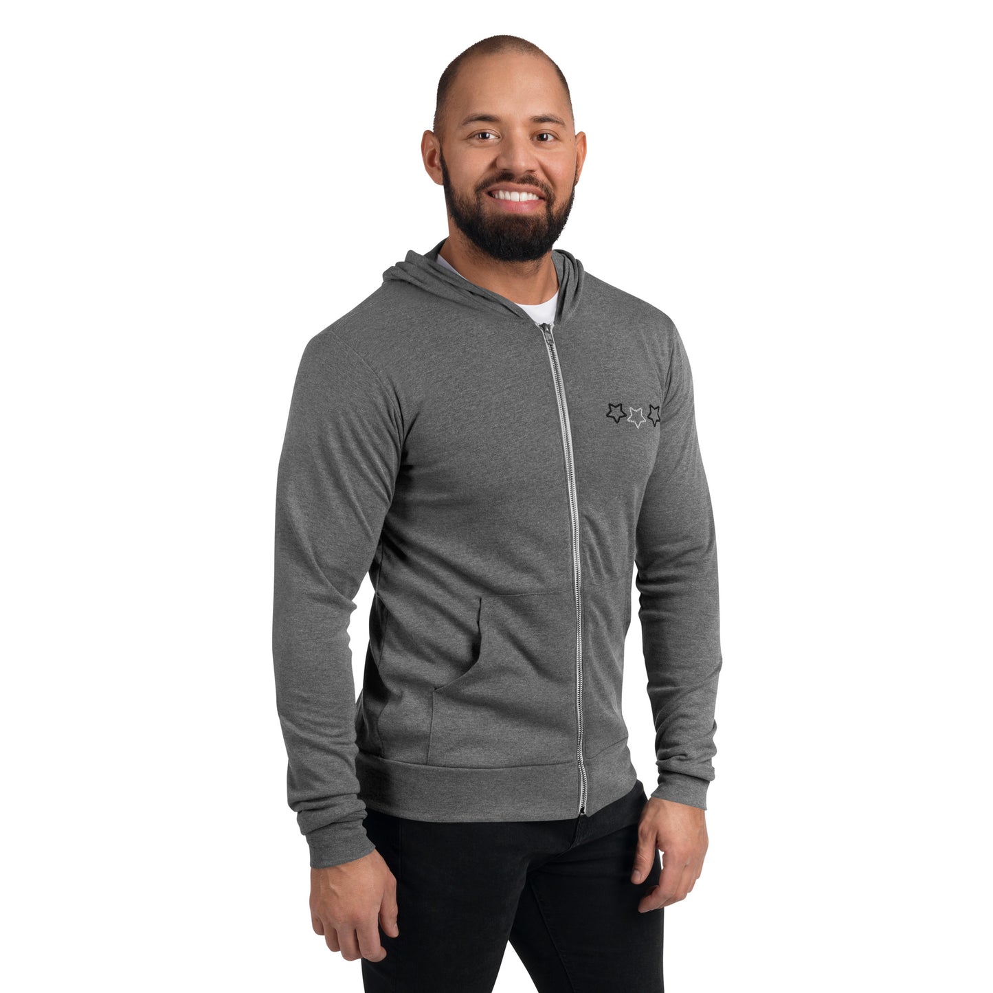 Lordela Three Stars Zip Hoodie