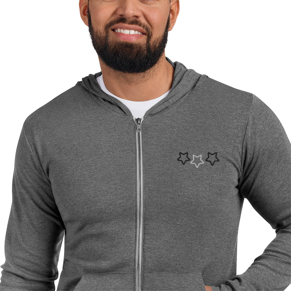 Lordela Three Stars Zip Hoodie