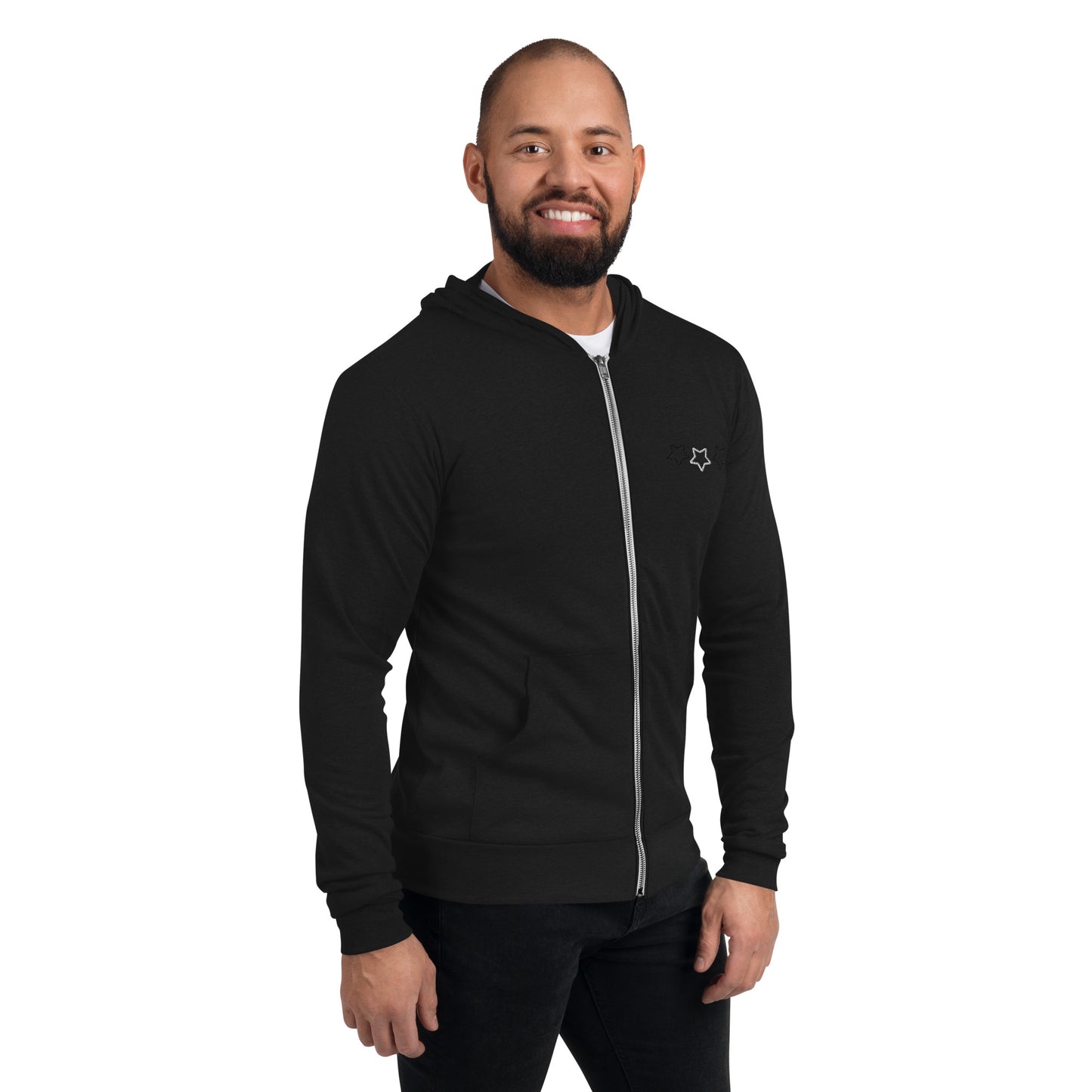 Lordela Three Stars Zip Hoodie