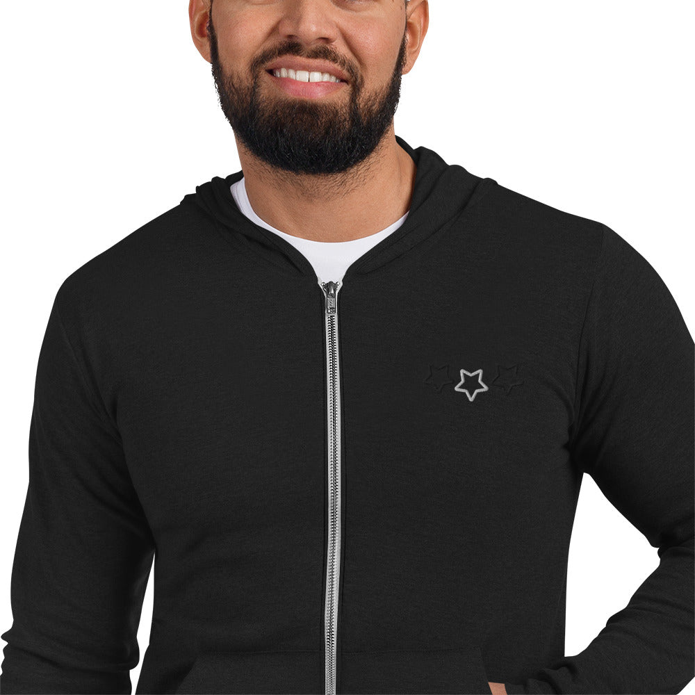 Lordela Three Stars Zip Hoodie