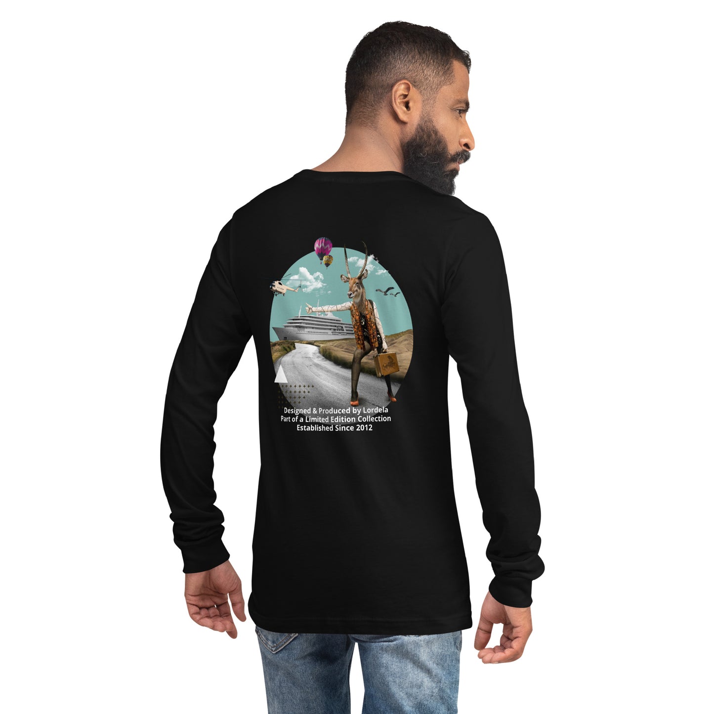 Lordela Hiking Stag Long Sleeve Tee