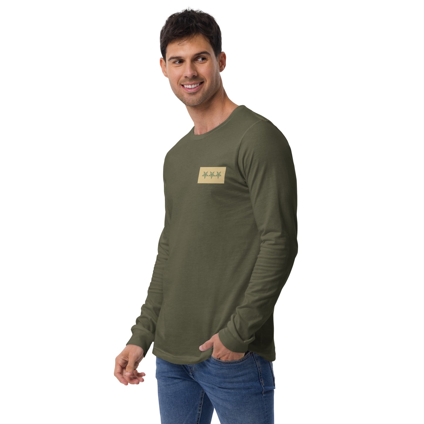 Lordela Three Stars Long Sleeve Tee