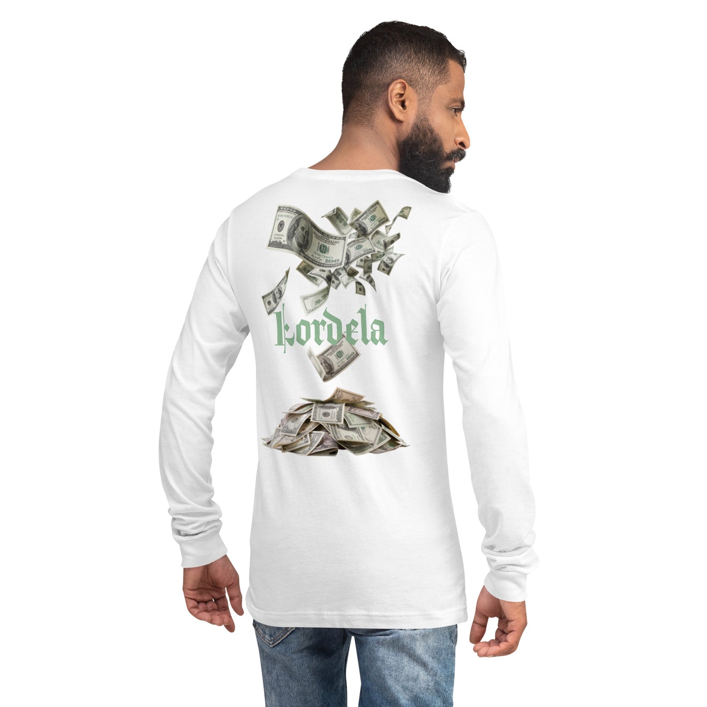 Lordela Dollar Dollar Bills Long Sleeve Tee