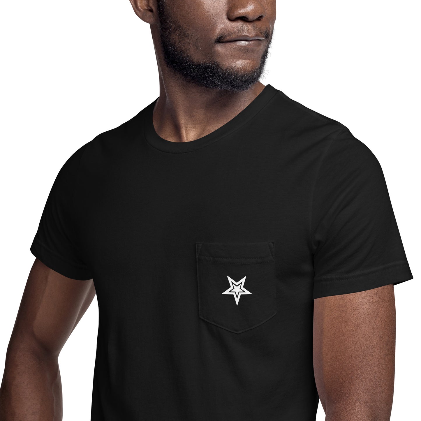 Lordela Black Pocket T-Shirt