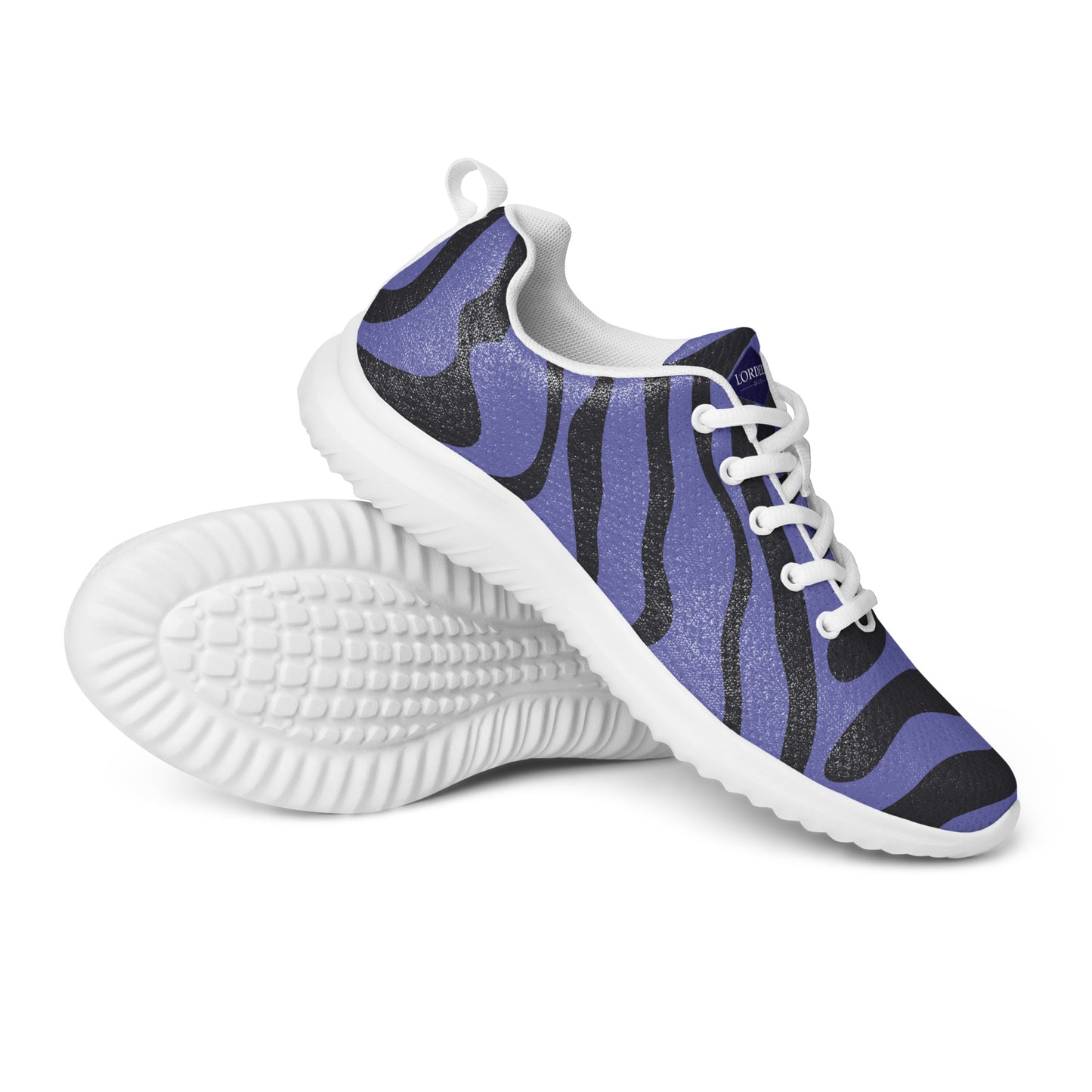 Lordela Purple Zebra Print Women’s Trainers