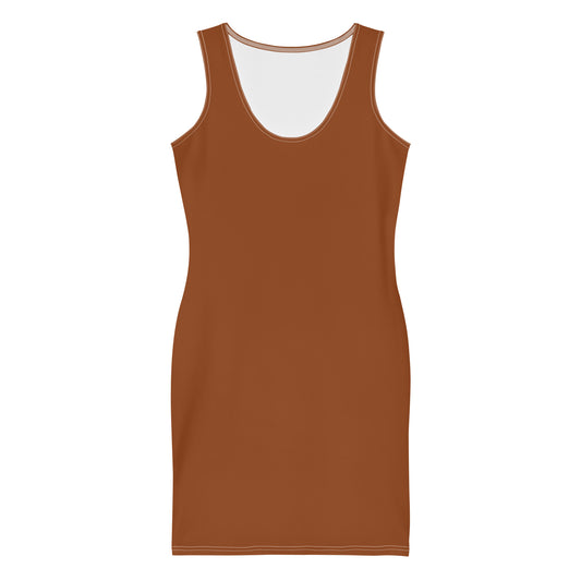 Lordela Saddle Brown Dress