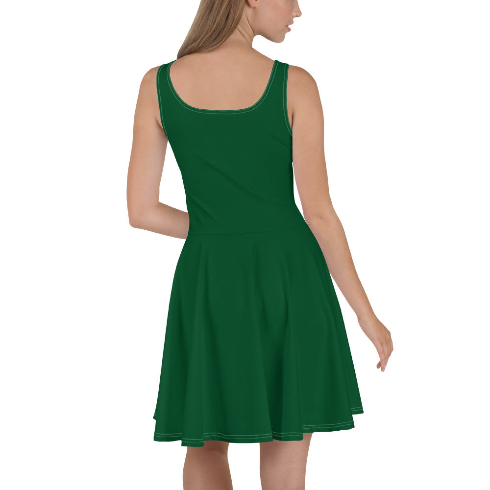 Lordela Forest Green Skater Dress