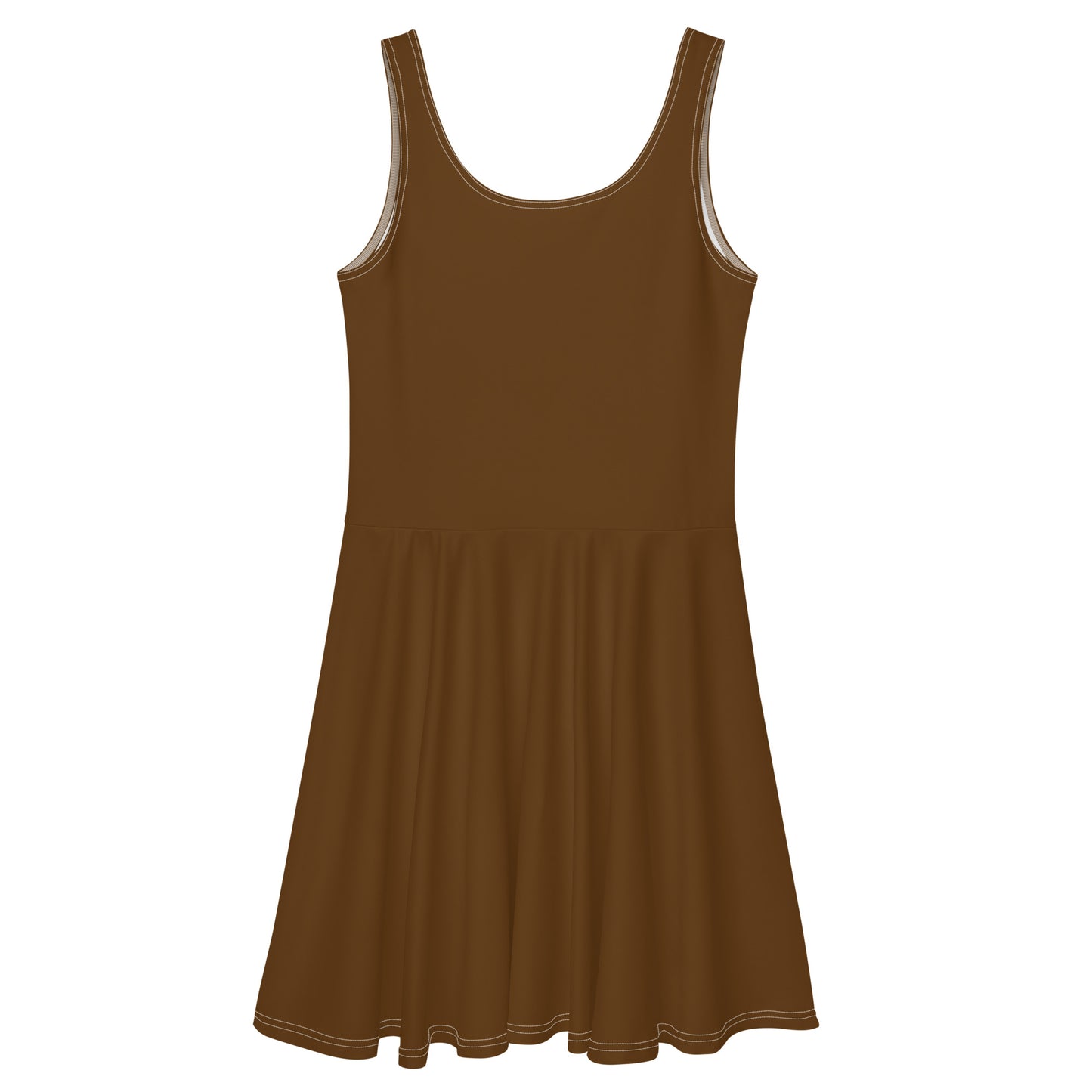 Lordela Brown Skater Dress