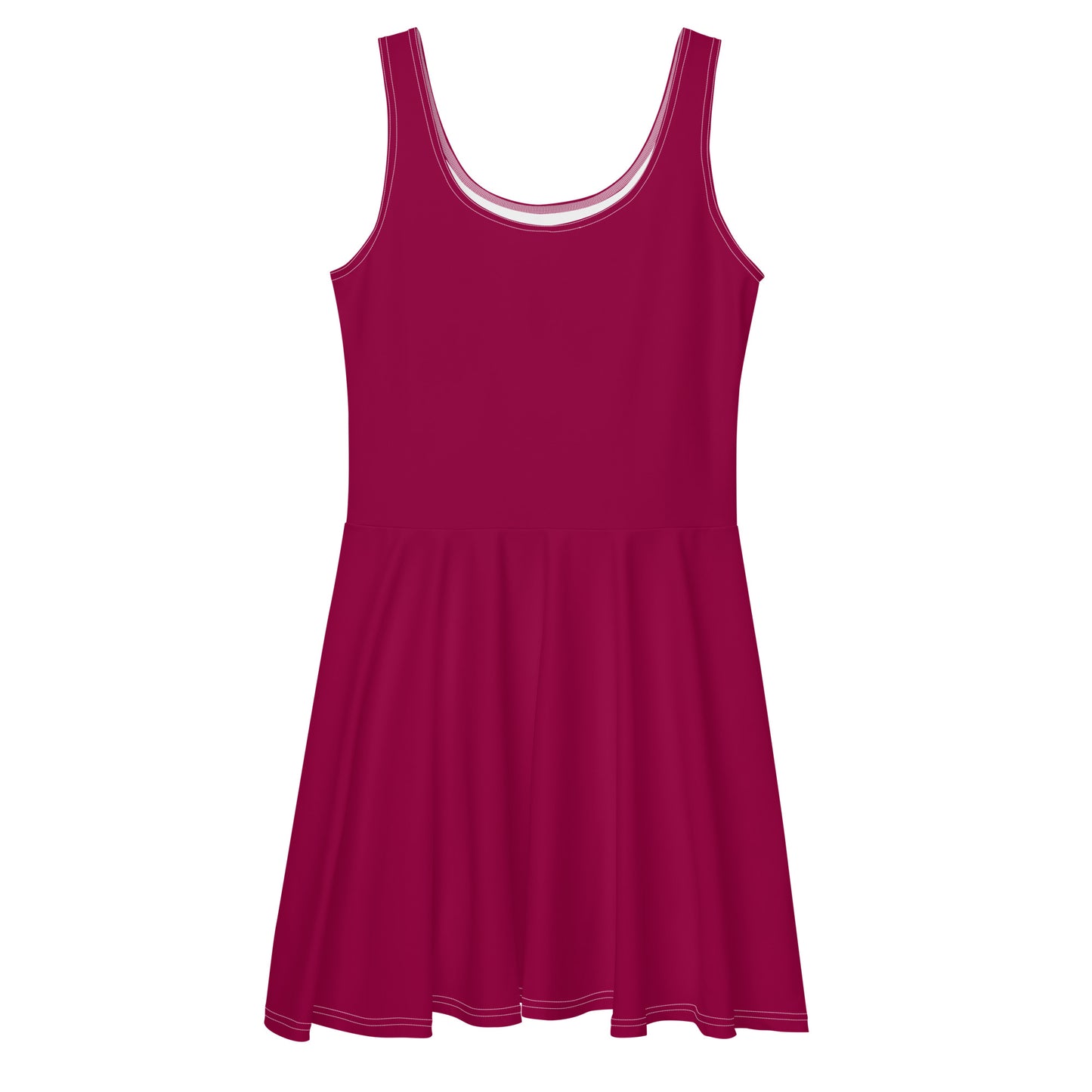 Lordela Burgundy Skater Dress