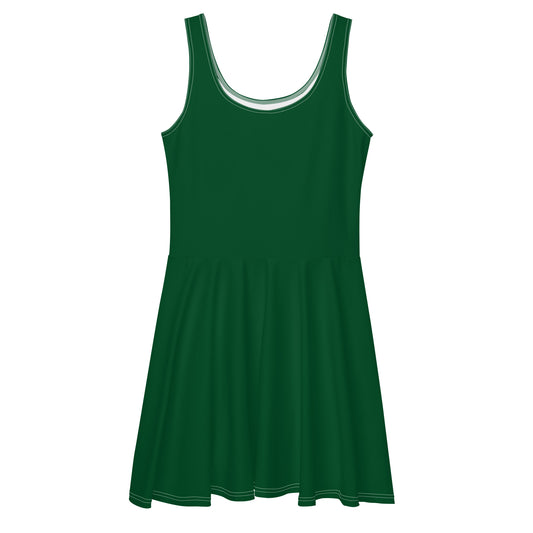 Lordela Forest Green Skater Dress