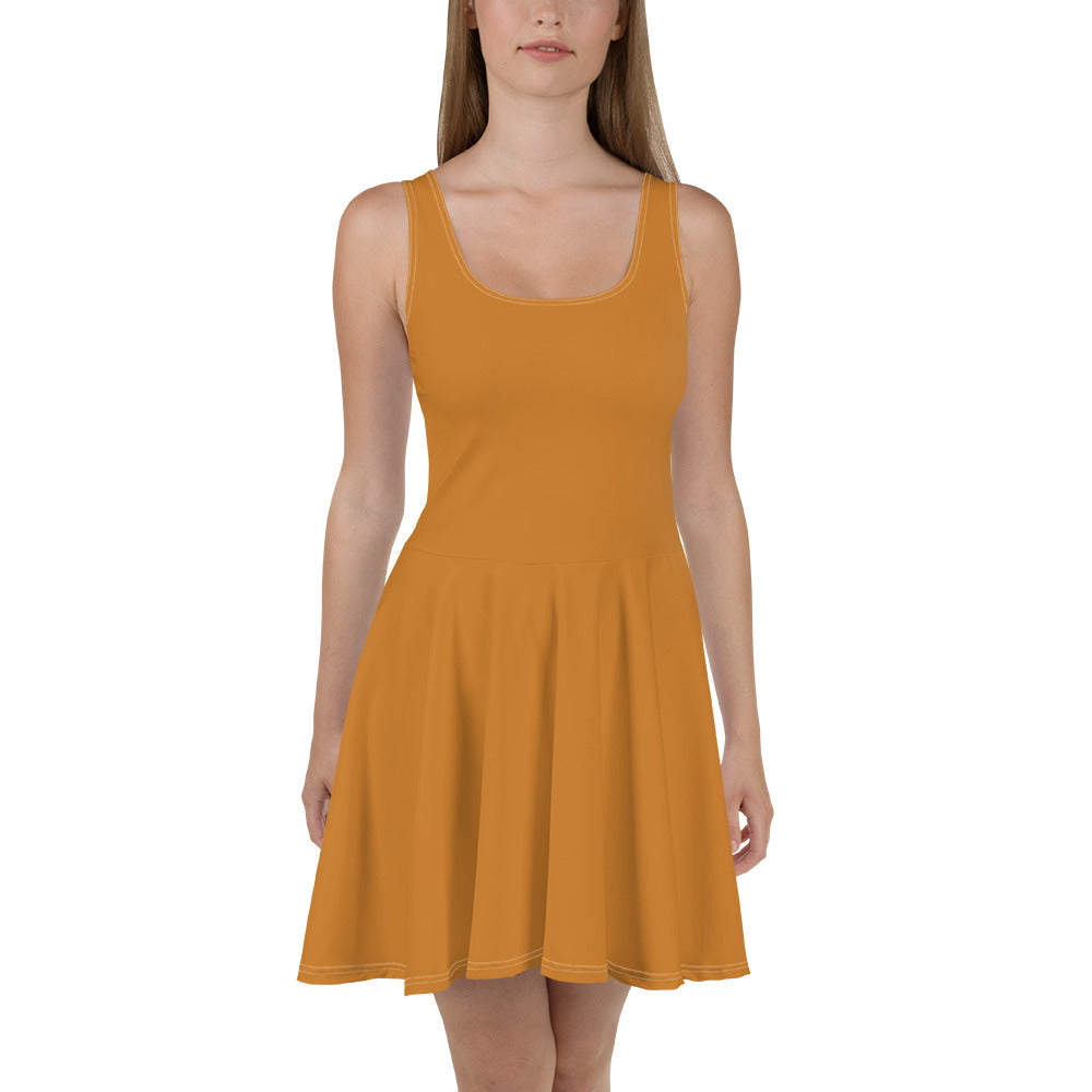 Lordela Bronze Skater Dress