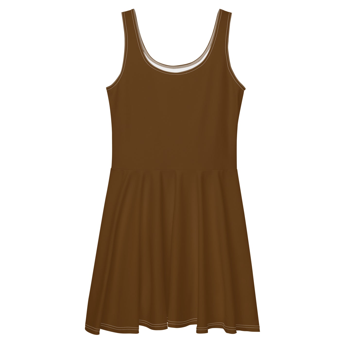 Lordela Brown Skater Dress