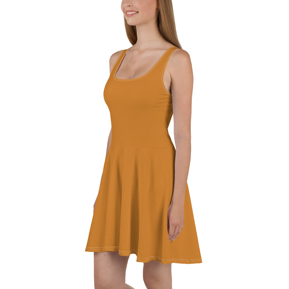 Lordela Bronze Skater Dress