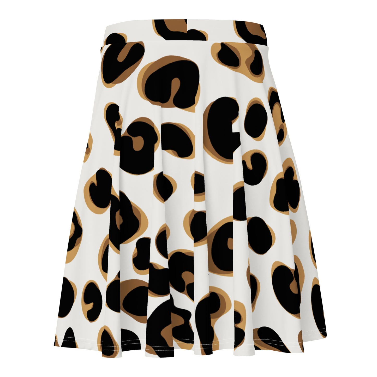 Lordela Leopard Print Skater Skirt