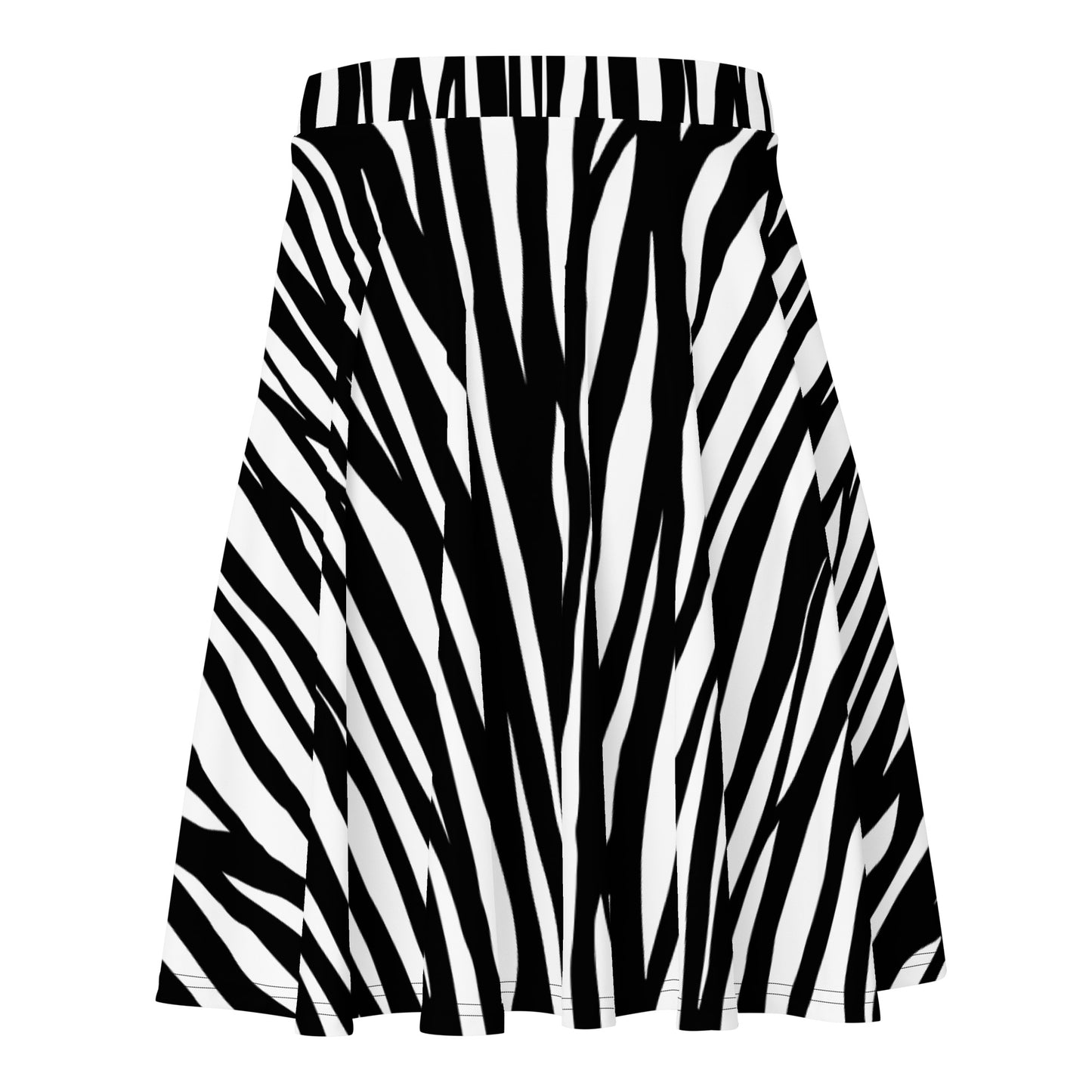 Lordela Zebra Print Skater Skirt