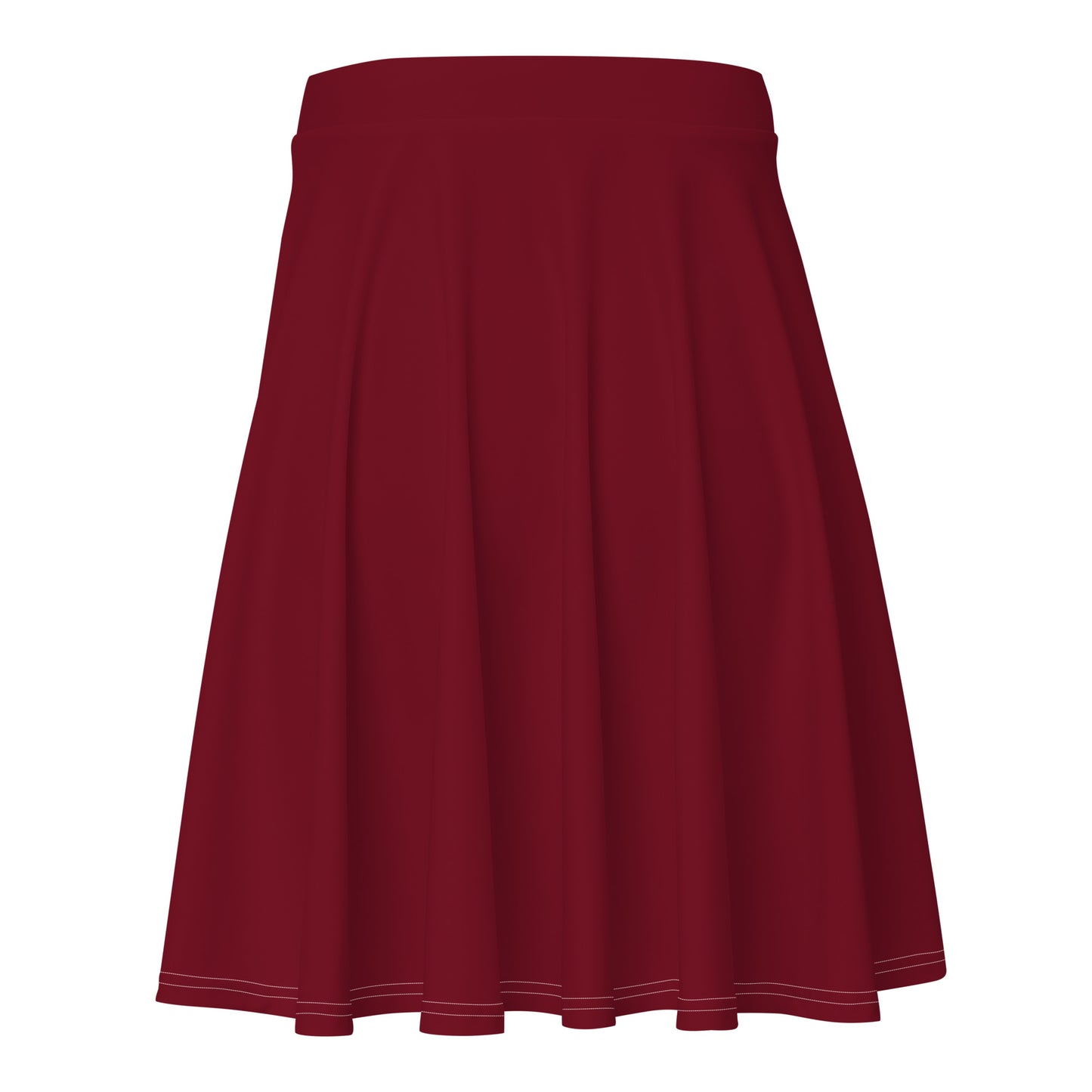 Lordela Burgundy Skater Skirt