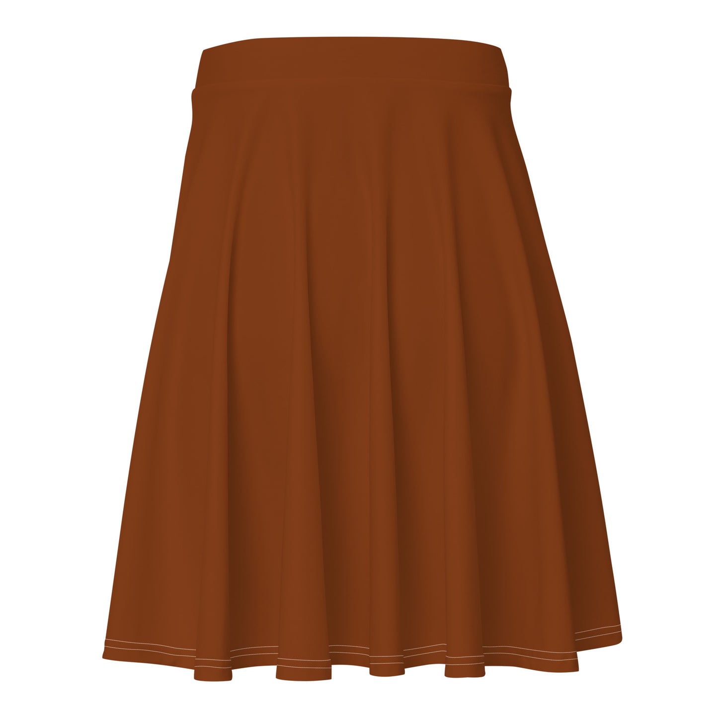 Lordela Saddle Brown Skater Skirt