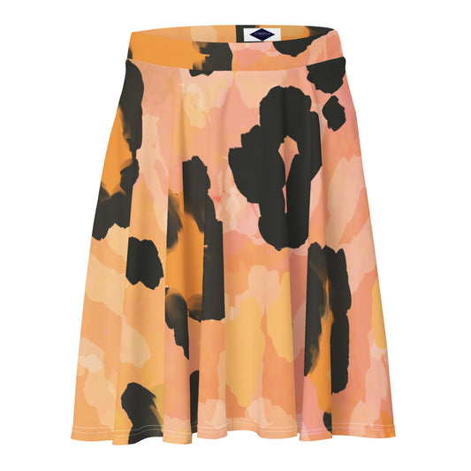 Lordela Leopard Skater Skirt