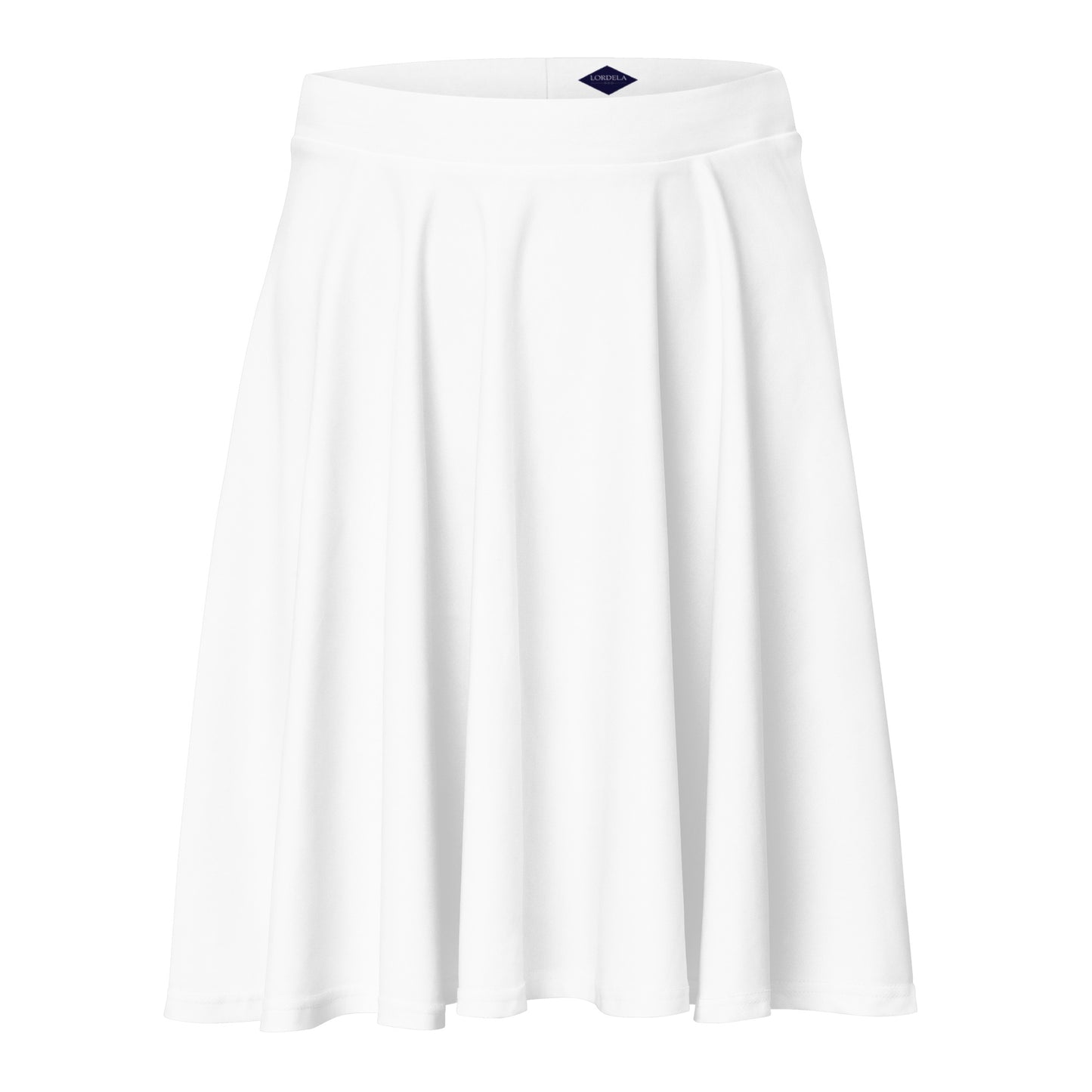 Lordela White Skater Skirt