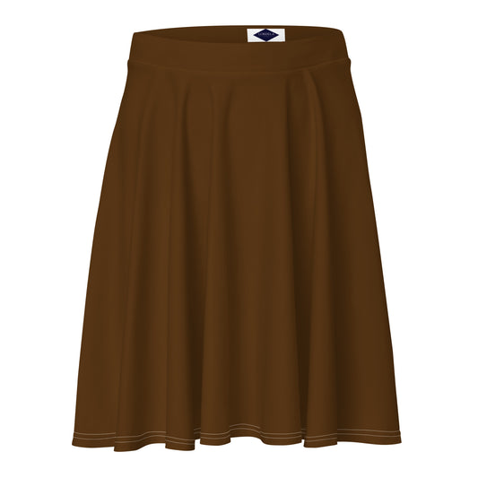 Lordela Brown Skater Skirt