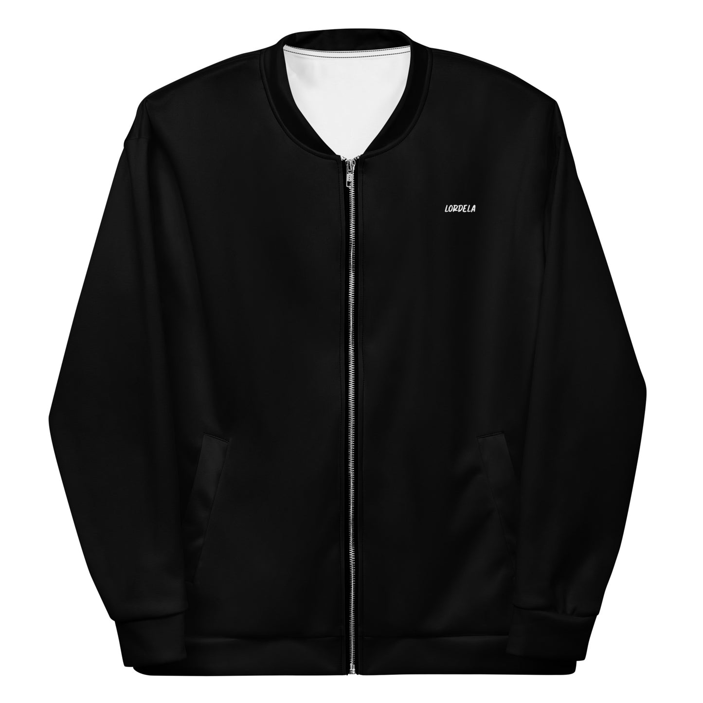 Lordela Black Bomber Jacket